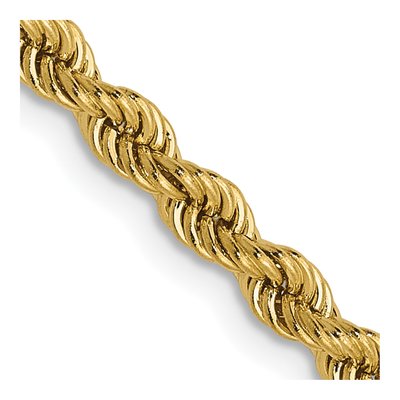 14K Yellow Gold 2.75mm Rope Chain