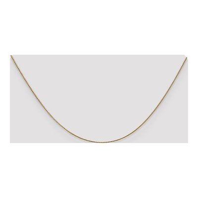 14K Yellow Gold 0.65mm Diamond-Cut Wheat Chain – view 6