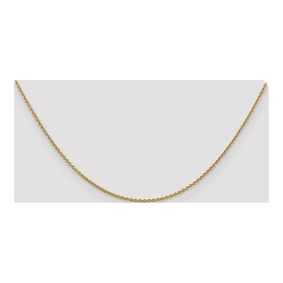 14K Yellow Gold 1.8mm Round Cable Chain – view 6