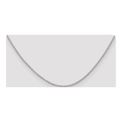 14K White Gold 1.8mm Cable Chain, 20 Inch – view 6