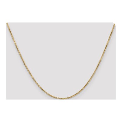 14K Yellow Gold 1.95mm Round Cable Chain – view 6