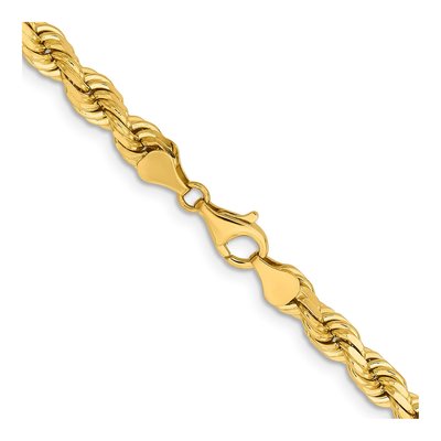 14K Yellow Gold 1.15mm Diamond-Cut Open Franco Chain – view 4