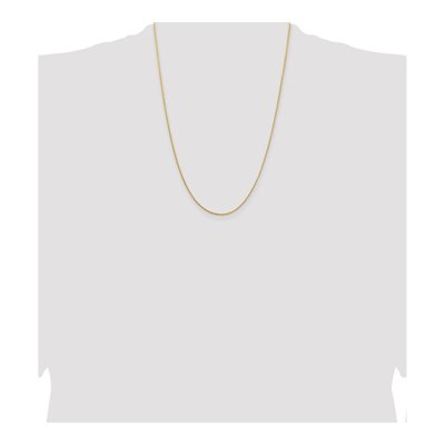 14K Yellow Gold 1.15mm Diamond-Cut Open Franco Chain – view 4
