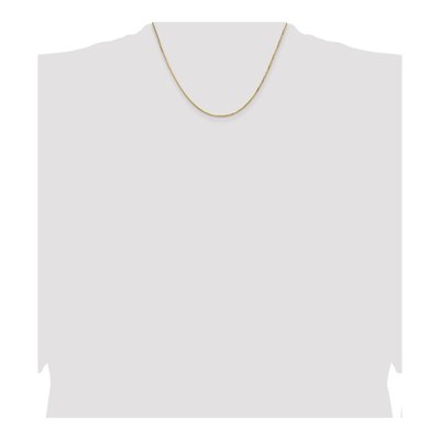 14K Yellow Gold 1.3mm Concave Box Chain – view 4