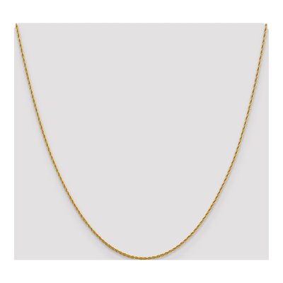 14K Yellow Gold 1.3mm Rope Chain – view 5