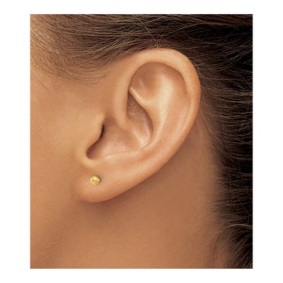Stainless Steel Ball Stud Earrings – view 3