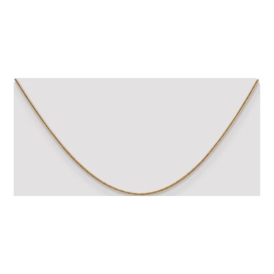 14K Yellow Gold 1.3mm Round Snake Chain – view 5
