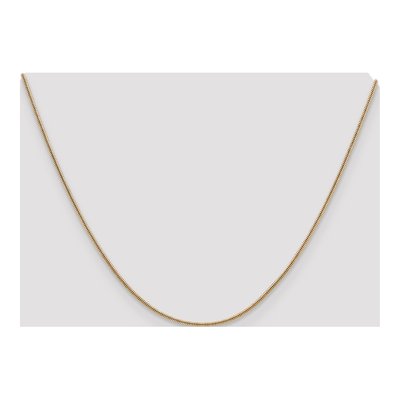 14K Yellow Gold 1.6mm Round Snake Chain – view 5