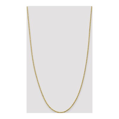 10K Yellow Gold 2.5mm Diamond-Cut Rope Chain – view 5