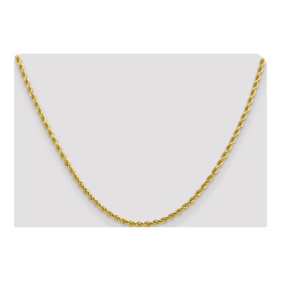 10K Yellow Gold 2.75mm Diamond-Cut Rope Chain – view 5