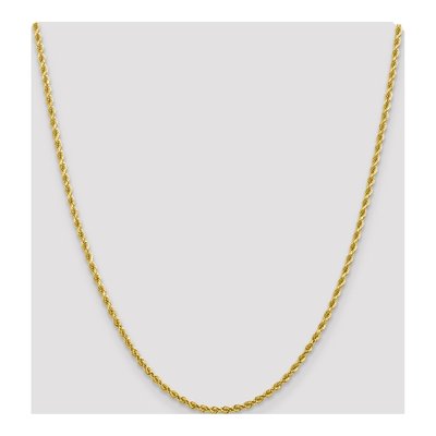 10K Yellow Gold 2.75mm Diamond-Cut Rope Chain – view 5
