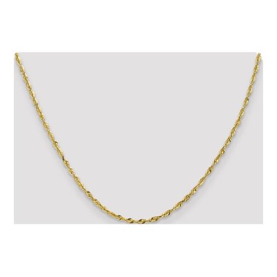 10K Yellow Gold 2.5mm Diamond-Cut Rope Chain – view 5