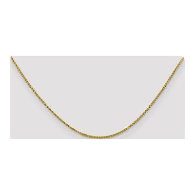 10K Yellow Gold 1.5mm Diamond-Cut Wheat Chain – view 5