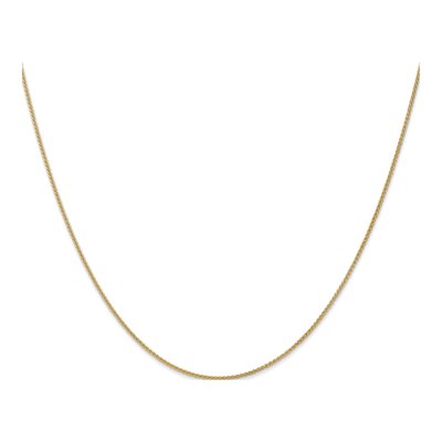 10K Yellow Gold 1mm Wheat Chain – view 3