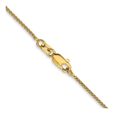 10K Yellow Gold 1mm Wheat Chain – view 4