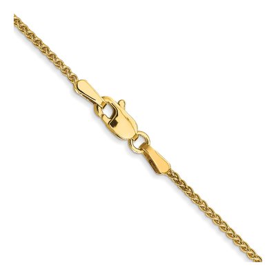 10K Yellow Gold 1.2mm Wheat Chain – view 4