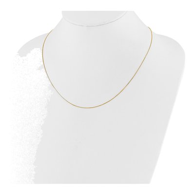 10K Yellow Gold 0.7mm Box Chain – view 4