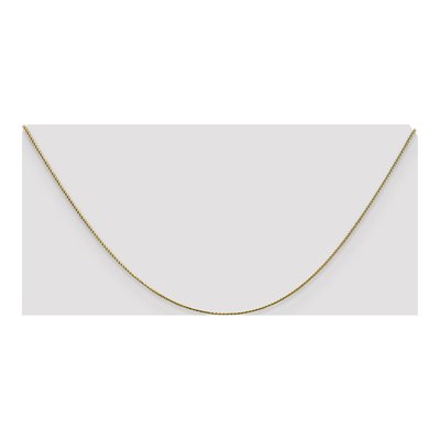 10K Yellow Gold 0.65mm Diamond-Cut Wheat Chain – view 5