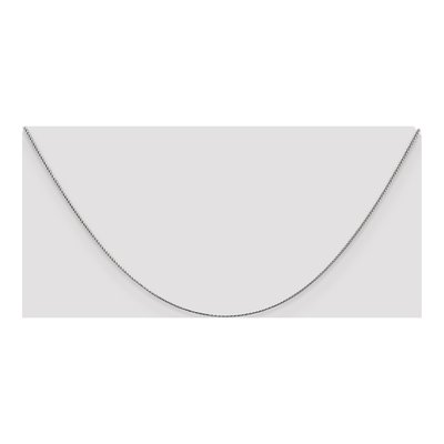 10K White Gold 0.65mm Diamond-Cut Wheat Chain – view 5