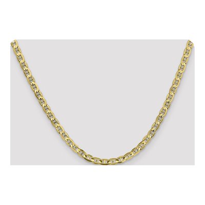10K Yellow Gold 4.5mm Concave Anchor Chain – view 4