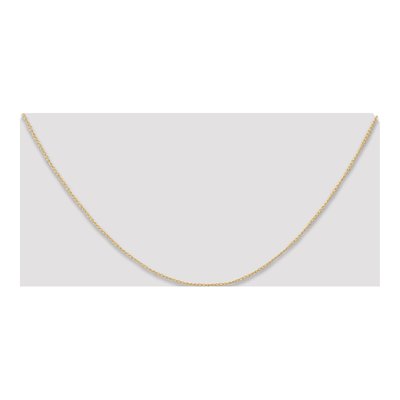 14K Yellow Gold 0.5mm Curb Chain – view 5