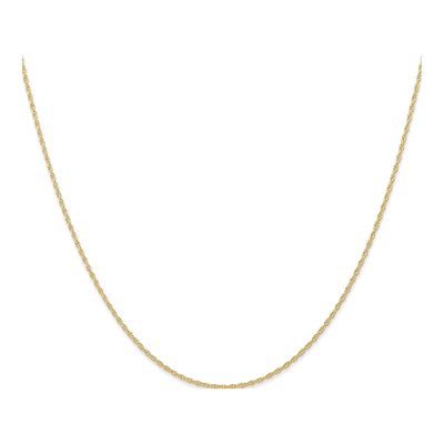 14K Yellow Gold 0.95mm Rope Chain – view 3