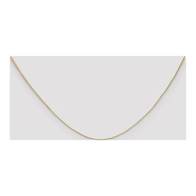 14K Yellow Gold 0.5mm Baby Box Chain – view 5