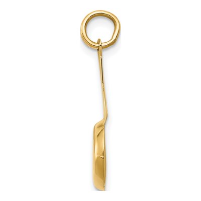 14K Yellow Gold Frying Pan Egg Pendant – view 3