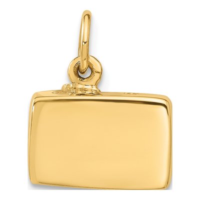 14K Yellow Gold 3-D Sardine Can Charm – view 4