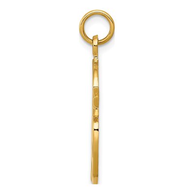 14K Yellow Gold Enamel Artist Palette Charm – view 3