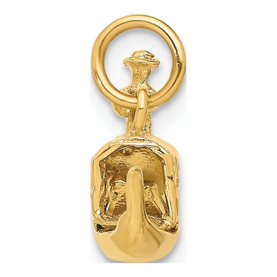 14K Yellow Gold 3-D Gondola Pendant – view 3