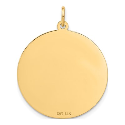 14K Yellow Gold Happy Anniversary Disc Charm – view 4