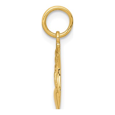 14K Yellow Gold Police Badge Pendant – view 3