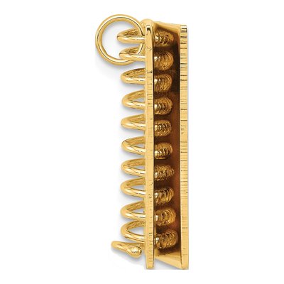 14K Yellow Gold 3-D Passport Charm – view 3