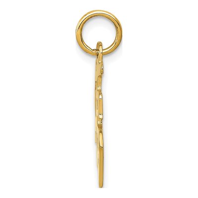 14K Yellow Gold Chinese Good Luck Pendant – view 3