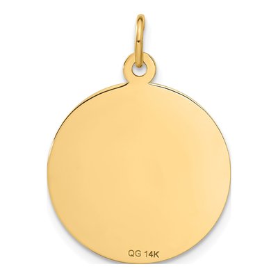 14K Yellow Gold 'happy Anniversary' Disc Charm – view 4