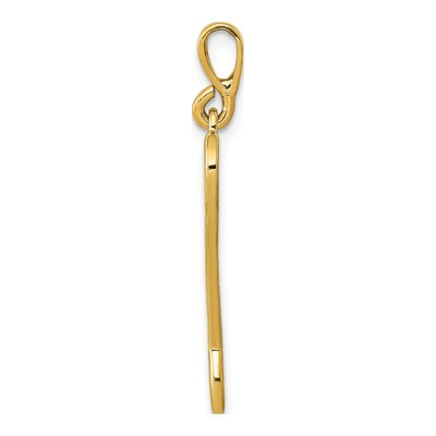 14K Yellow Gold 3-D Wrench Pendant – view 3