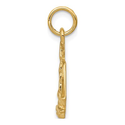 14K Yellow Gold Scales of Justice Pendant – view 3