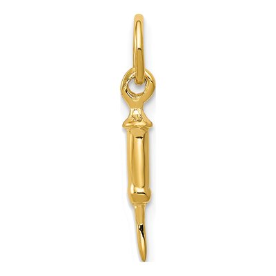14K Yellow Gold Syringe Charm – view 4