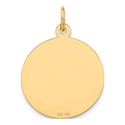 14K Yellow Gold Las Vegas Dice Disc Charm – view 4