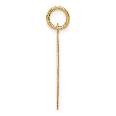 14K Yellow Gold Merry Christmas Disc Charm – view 3