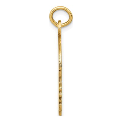 14K Yellow Gold Boys Head Pendant – view 3