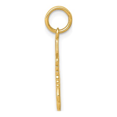 14K Yellow Gold Roller Skates Pendant – view 3
