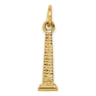 14K Yellow Gold Washington Monument Charm