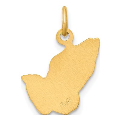 14K Yellow Gold Praying Hands Pendant – view 4