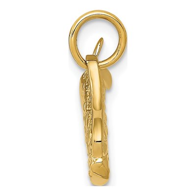 14K Yellow Gold 3-D Golf Bag Pendant – view 3