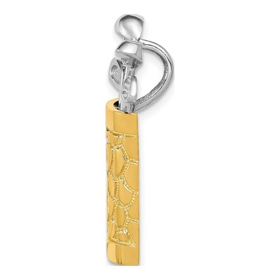 14K Two-Tone Gold Golf Bag Pendant – view 3