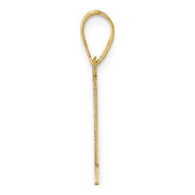 14K Yellow Gold Number 1 Pendant – view 3