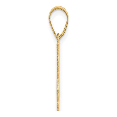 14K Yellow Gold Number 3 Pendant – view 3