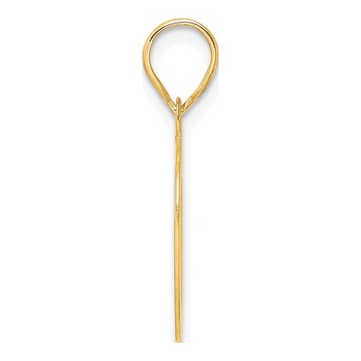 14K Yellow Gold Number 10 Pendant – view 3